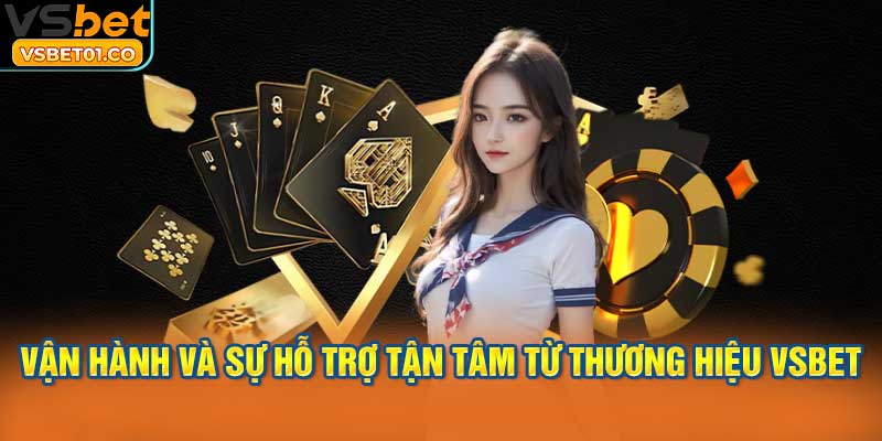 Quy trình vận hành và sự hỗ trợ tận tâm từ thương hiệu VSBet